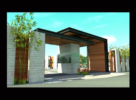 Acceso principal, Nuevo Encuentro-Casa de retiro - San Miguel de Allende